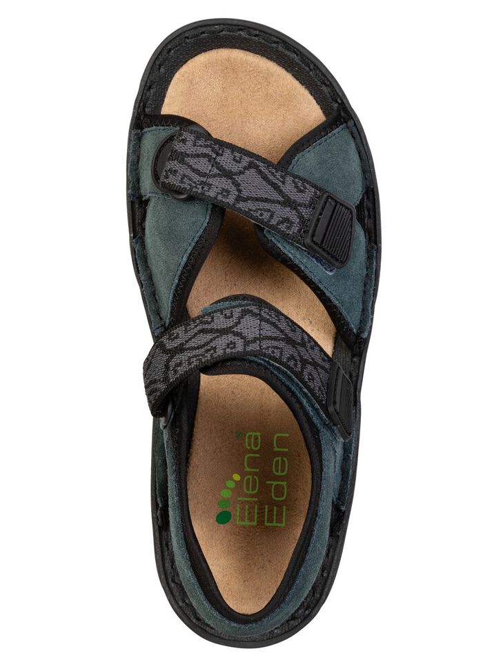 ELENA EDEN, sportieve damessandalen, breedte G, met klittenbandsluiting 