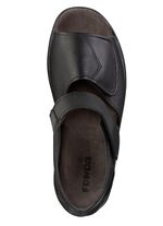 Comfortabele herensandalen, breedte K, met anatomisch gevormd voetbed SCHWARZ