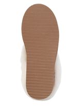 ELENA EDEN, warme damespantoffels, breedte G, met lamsvacht TABAKSBRUIN