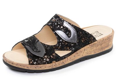 ELENA EDEN, comfortabele damesslippers, wijdte H, met uitneembaar voetbed 