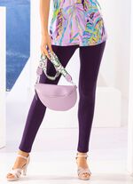 Legging met doorgestikte deelnaden 