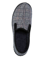 Textielpantoffels met anatomisch gevormd voetbed BLAUW-GRIJS-MULTICOLOR