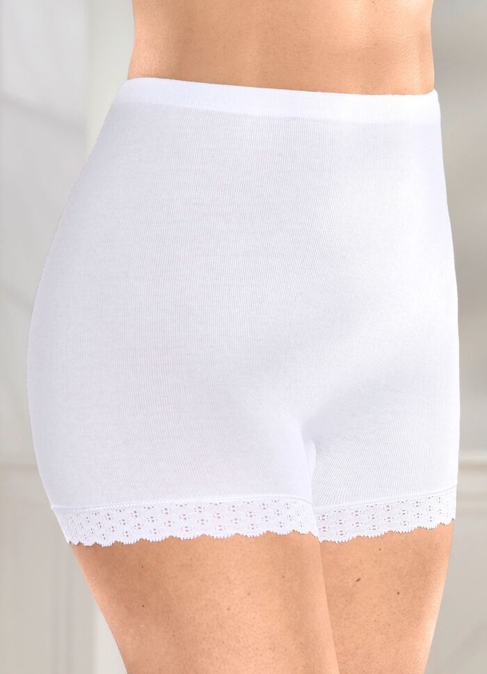 Set van vier elastische kanten slipjes 