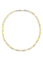 Buitengewoon mooi en modern: Ketting tweekleurig 