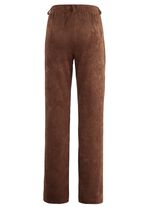 Broek met modieuze wijdte 