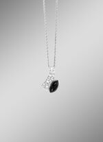 Hanger met echte zwarte agaat voor een vleugje mystiek en stijl! 