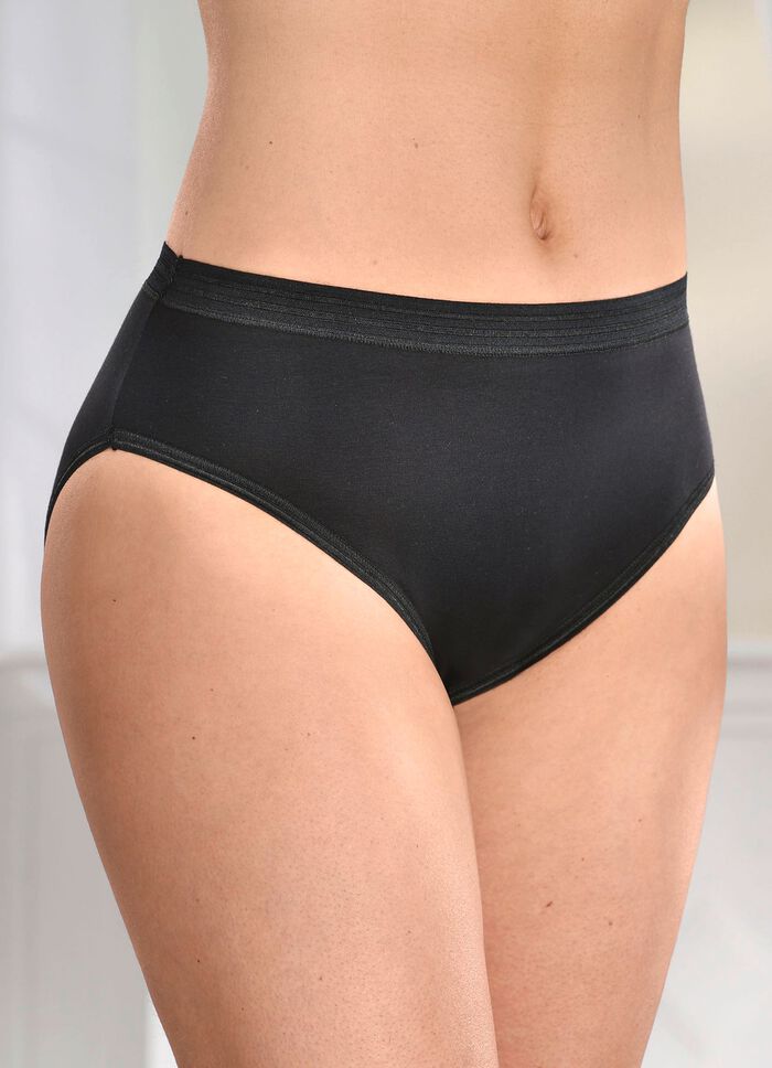 Vijfpack slips met glanzende afwerking 