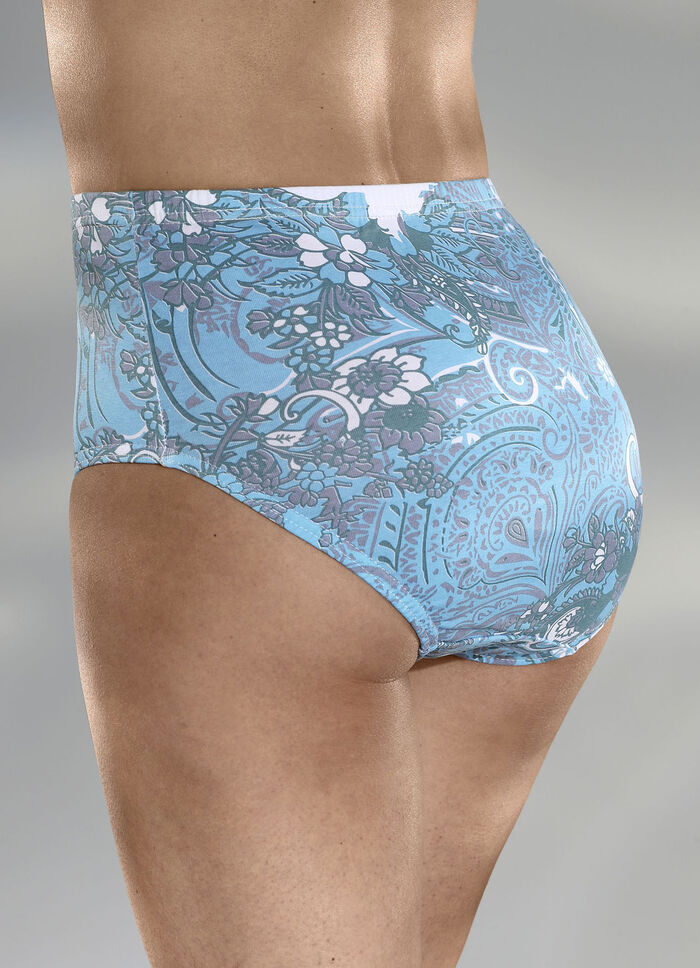 Pak van vier slips met printmotief 