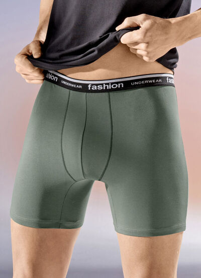 Set van vier broeken met elastische tailleband 