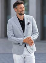 Jas met opgestikte zakken 