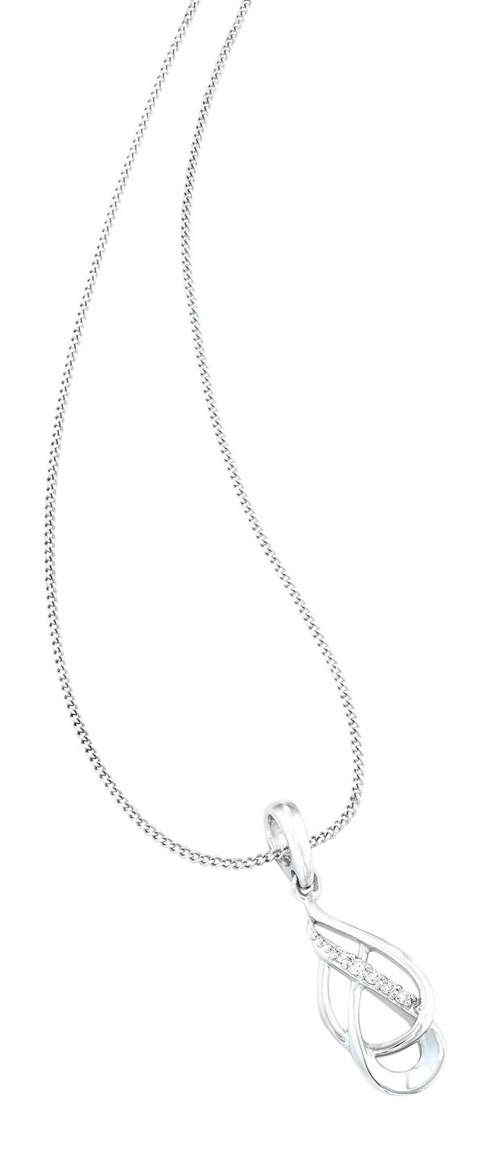 Nostalgische kettinghanger van platina 