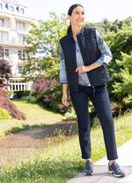 Gewatteerd vest met lichte vulling 