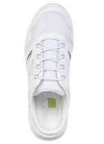 Sportieve damesschoen met uitneembaar voetbed WEISS