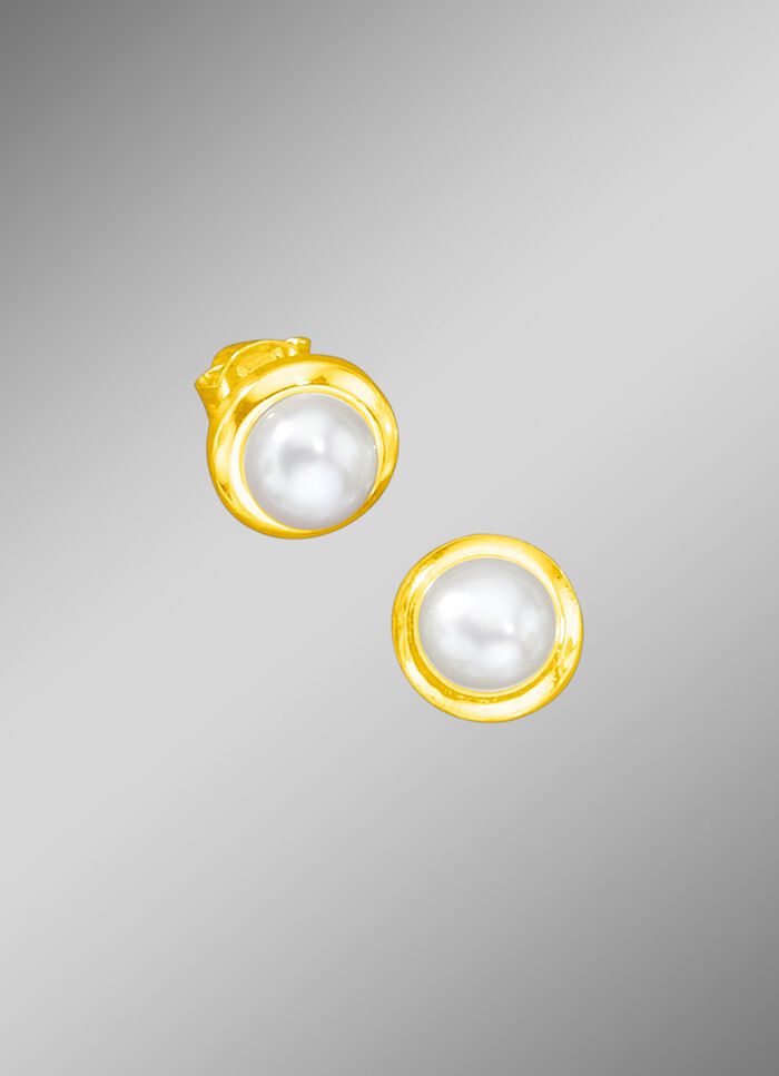 Oorbellen met zoetwaterparels 