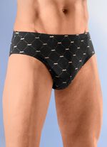 Set van vier slips met all-over print 