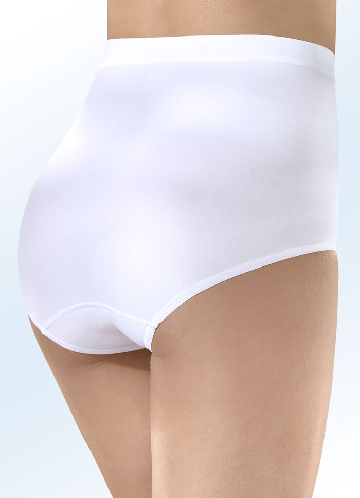 Set van twee corrigerende slips met hoge taille, van Speidel WIT