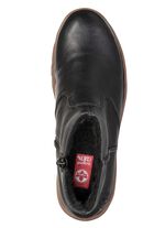 Rieker, gevoerde dames enkellaarsjes, winterschoenen, met rits 