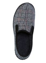 Textielpantoffels met anatomisch gevormd voetbed BLAUWGRIJS-MULTICOLOR