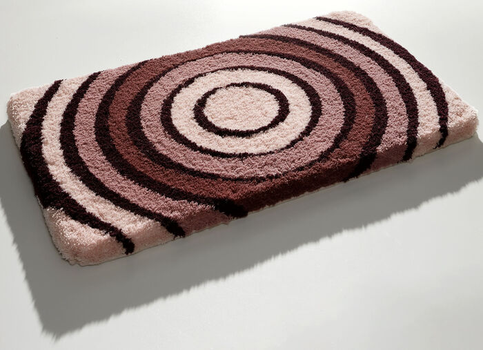 Badkamerset van Kleine Wolke met antislip achterkant OUDROZE