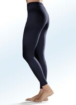 Twee-pack elastische leggings 1 X MARINE, 1 X ROOD