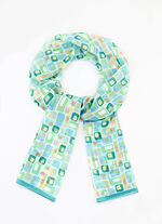 Sjaal met geometrisch ontwerp 