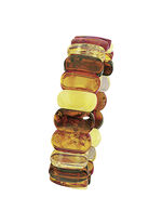 Armband, echte bonte natuurbarnstenen 