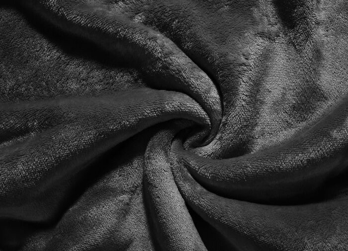 Super gezellig dekentje van teddyfleece kwaliteit ANTHRAZIT