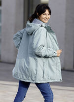 Functionele jas met afneembare capuchon 