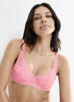 Triumph Amourette beugelbeha met elastische kant FLAMINGO