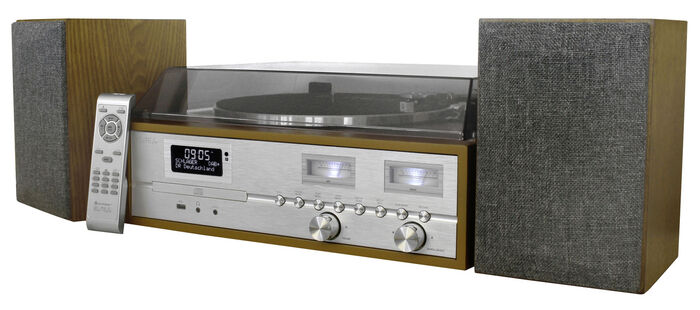 Nostalgisch stereosysteem met DAB+ 