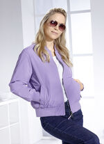 Functionele omkeerbare blouson met ribgebreide kraag VIOLET
