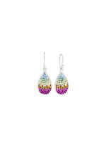 oorhaken met Swarovski-elementen 