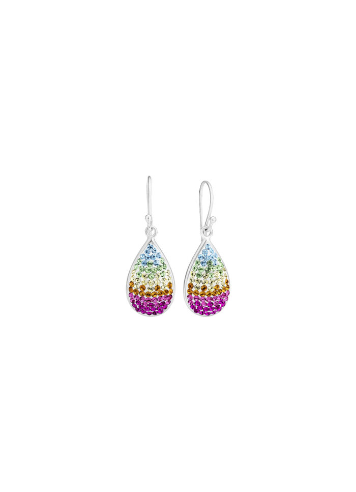 oorhaken met Swarovski-elementen 