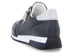 Remonte sneakers met veters en glinsterende zilveren contrastrand MARINE