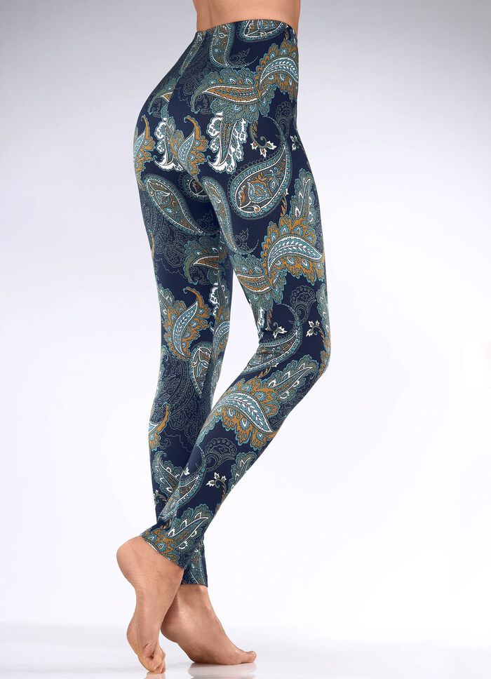 Laurina legging met paisley-motief 