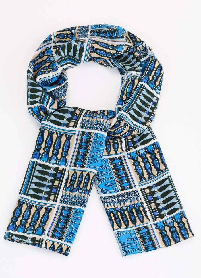 Sjaal met fantasiemotief 