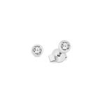 Solitaire oorknopjes met diamanten 