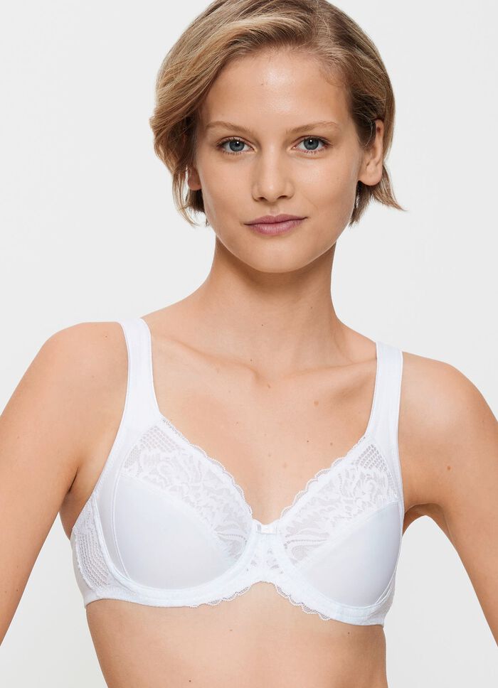 Triumph Modern Lace+Cotton beugelbh met elastische kant 