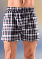 Set van vier boxershorts met elastische tailleband 