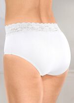 Vier-pack slip met elastische tailleband 