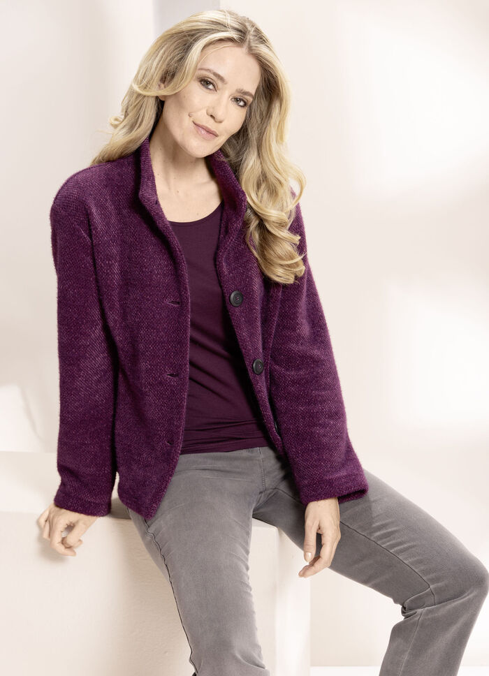 Jas met knoopsluiting 