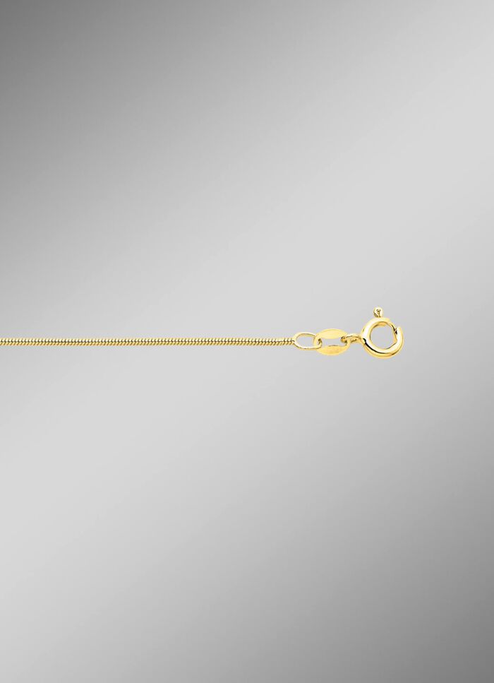 Vergulde zilveren slangenketting 