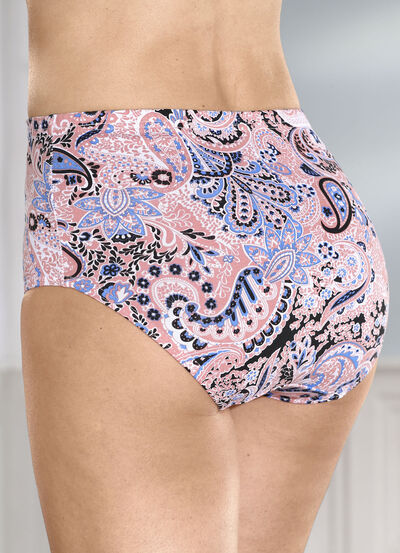 Set van vijf slips met paisley-motief 
