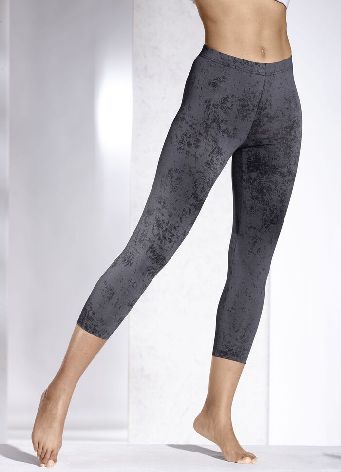 Leggings met een geweldige batiklook 