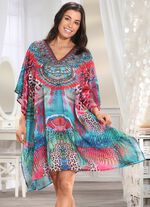 Sunflair tuniek, licht transparant 