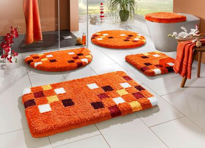 Badkamerset met latex, antislip achterkant 