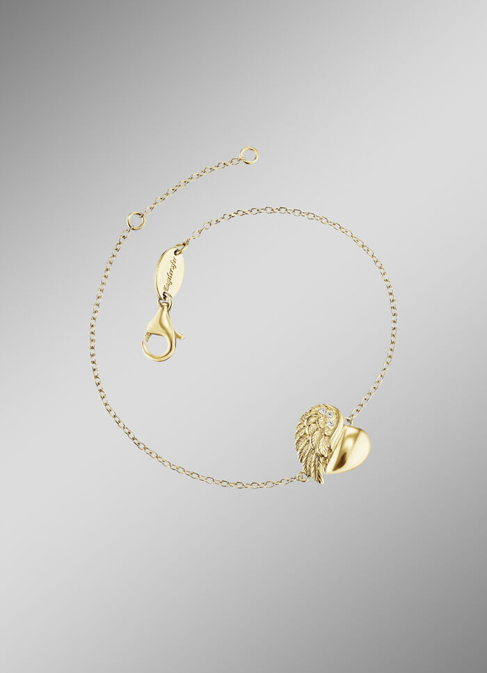 Armband 'Hartvleugel', verguld 
