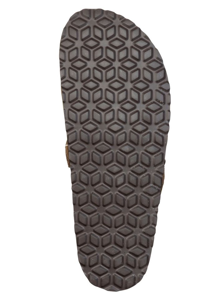 Klassieke herenklompen, met verstelbare gesp OLIJFGROEN