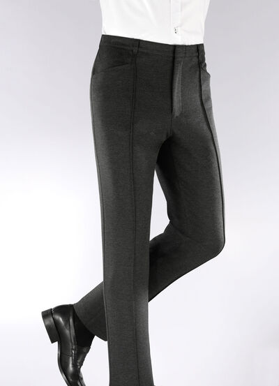 "Klaus Models" broek met elastische tailleband in 4 kleuren 