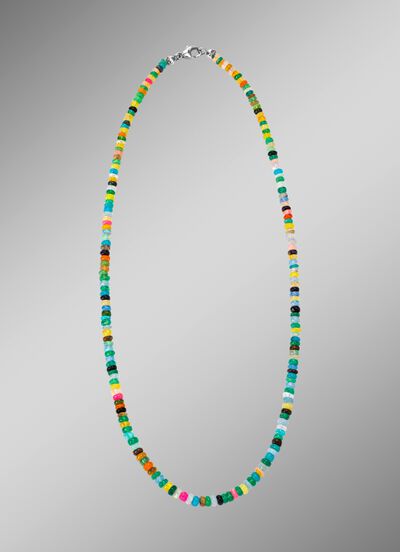 Ketting met multikristal opaal 